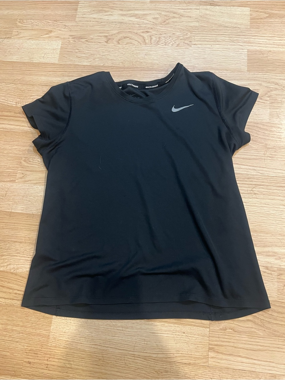 Nike Black Short Sleeve Athletic Crew Tee